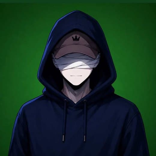 Rigzby — the author of the program, in a hooded sweatshirt